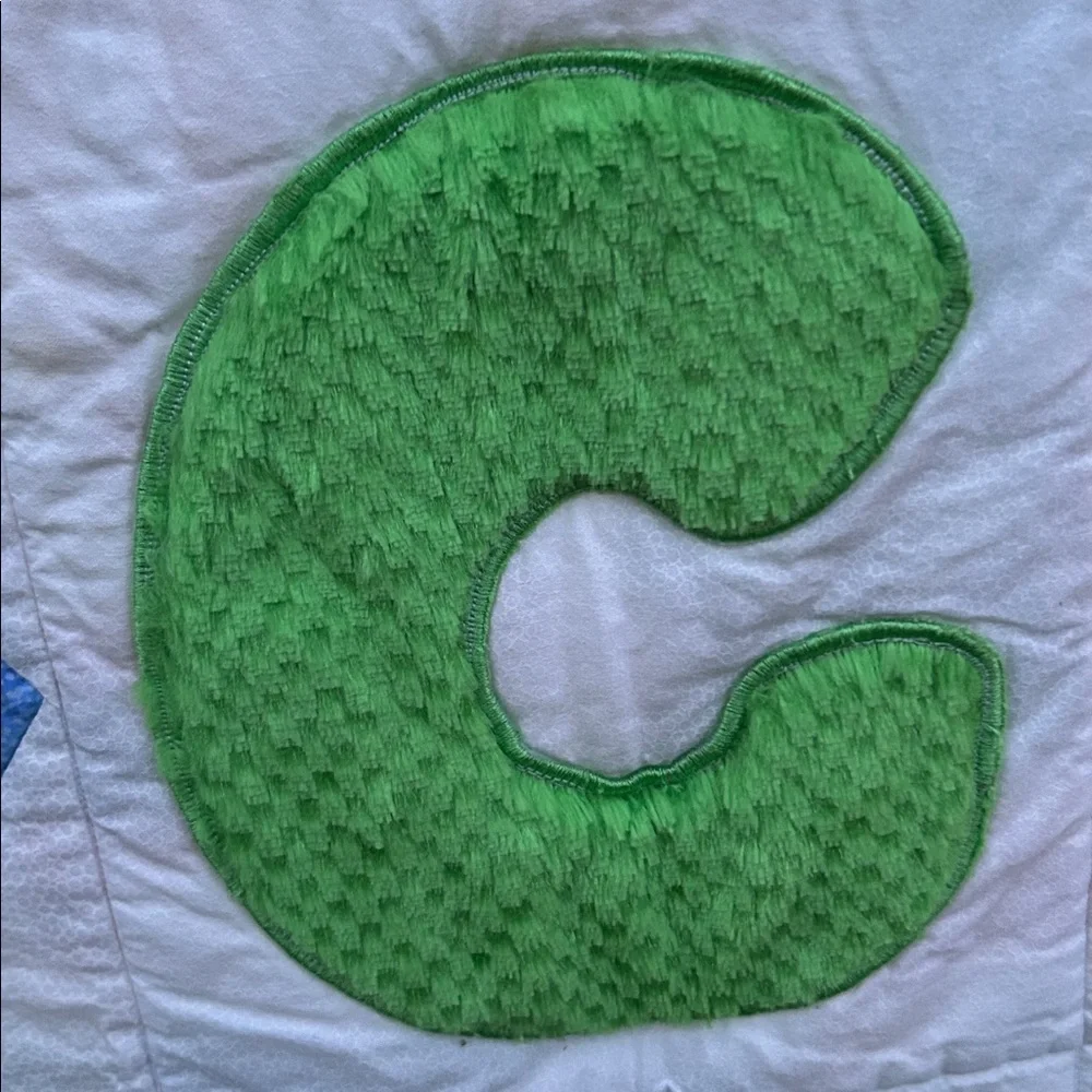 Handmade Baby to Toddler Quilt Reversible Sensory Tummy Time Fleece 36